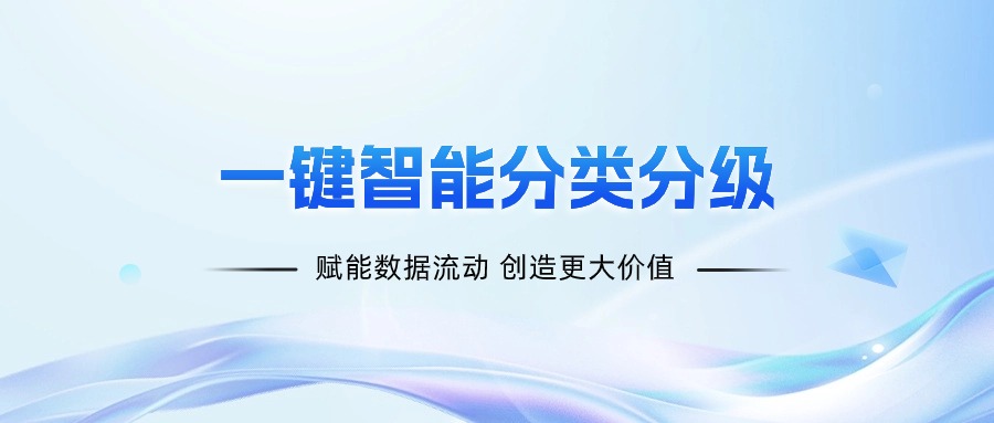 一鍵智能分類分級，賦能數(shù)據(jù)流動創(chuàng)造更大價值